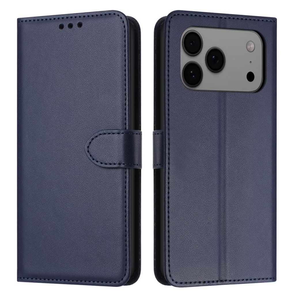 iPhone 18 Pro/17 Pro Plånboksfodral med 3 kortplatser - Blå