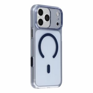 JAUCASE MagSafe Skal till iPhone 18 Pro Max/17 Pro Max - Transparent/Blå