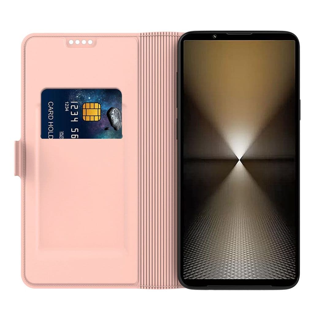Sony Xperia 1 VII Fodral med Stativ - Roséguld - Bild 2