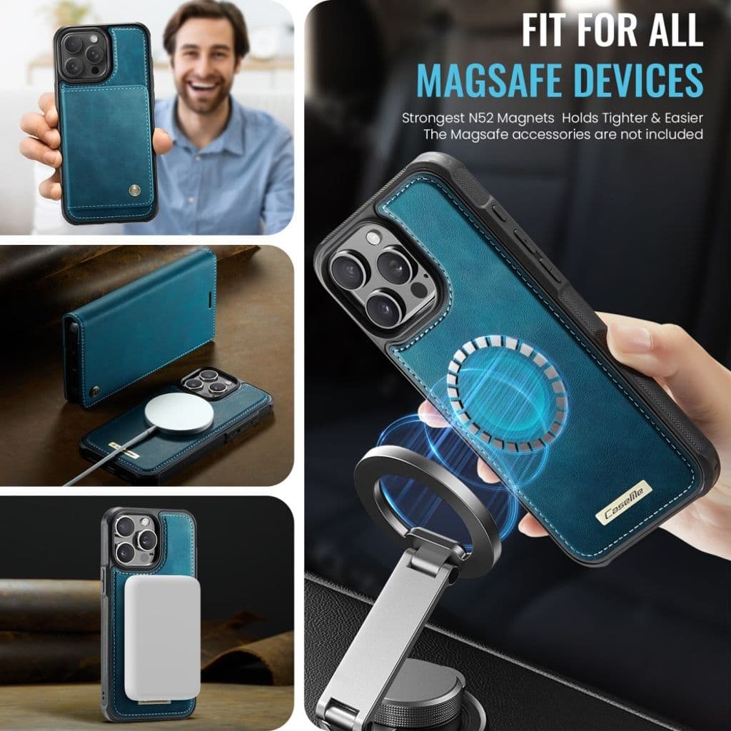 CASEME iPhone 15 Pro Max Fodral med MagSafe - Grön - Bild 3