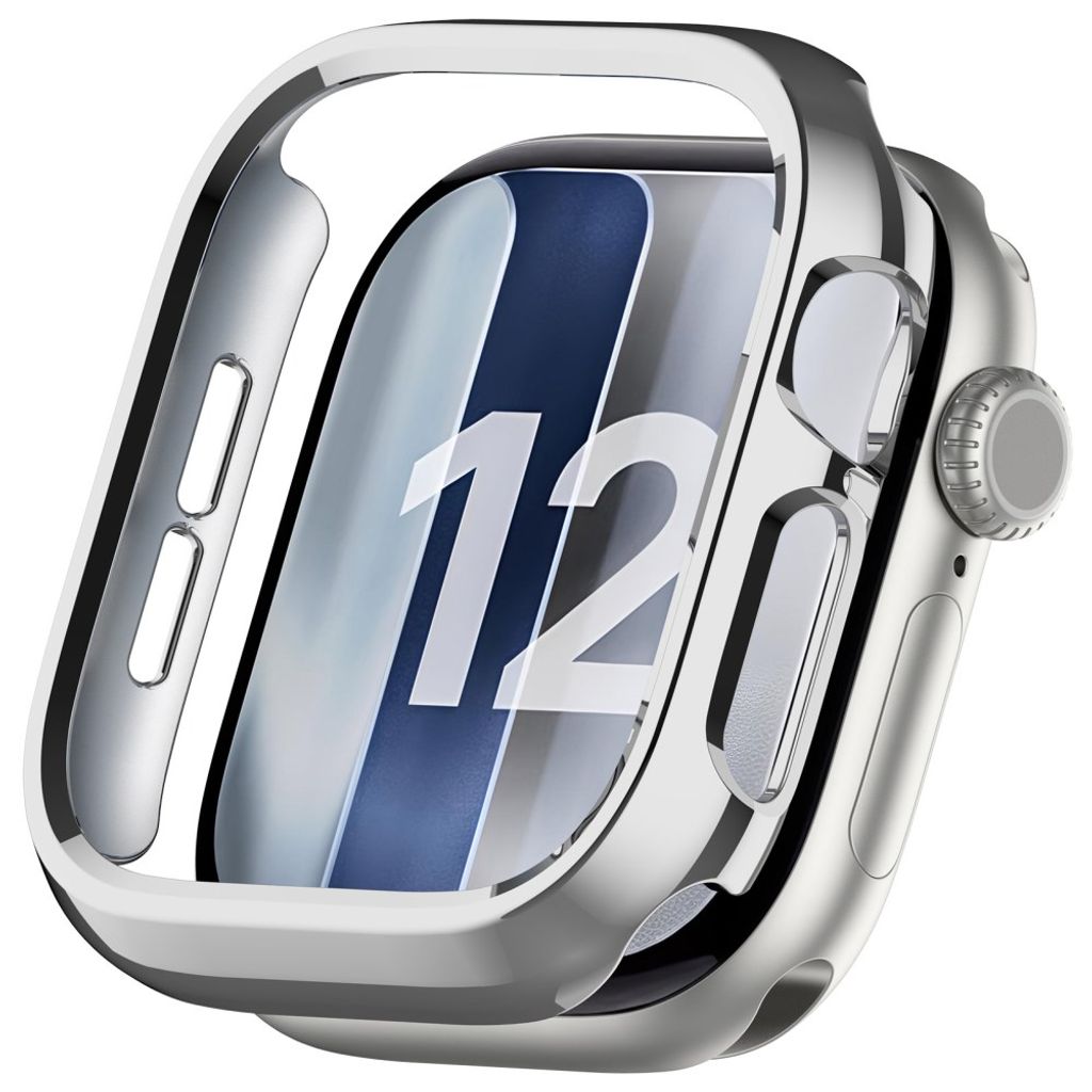 Apple Watch 12 42mm Halvöppet Skal - Silver