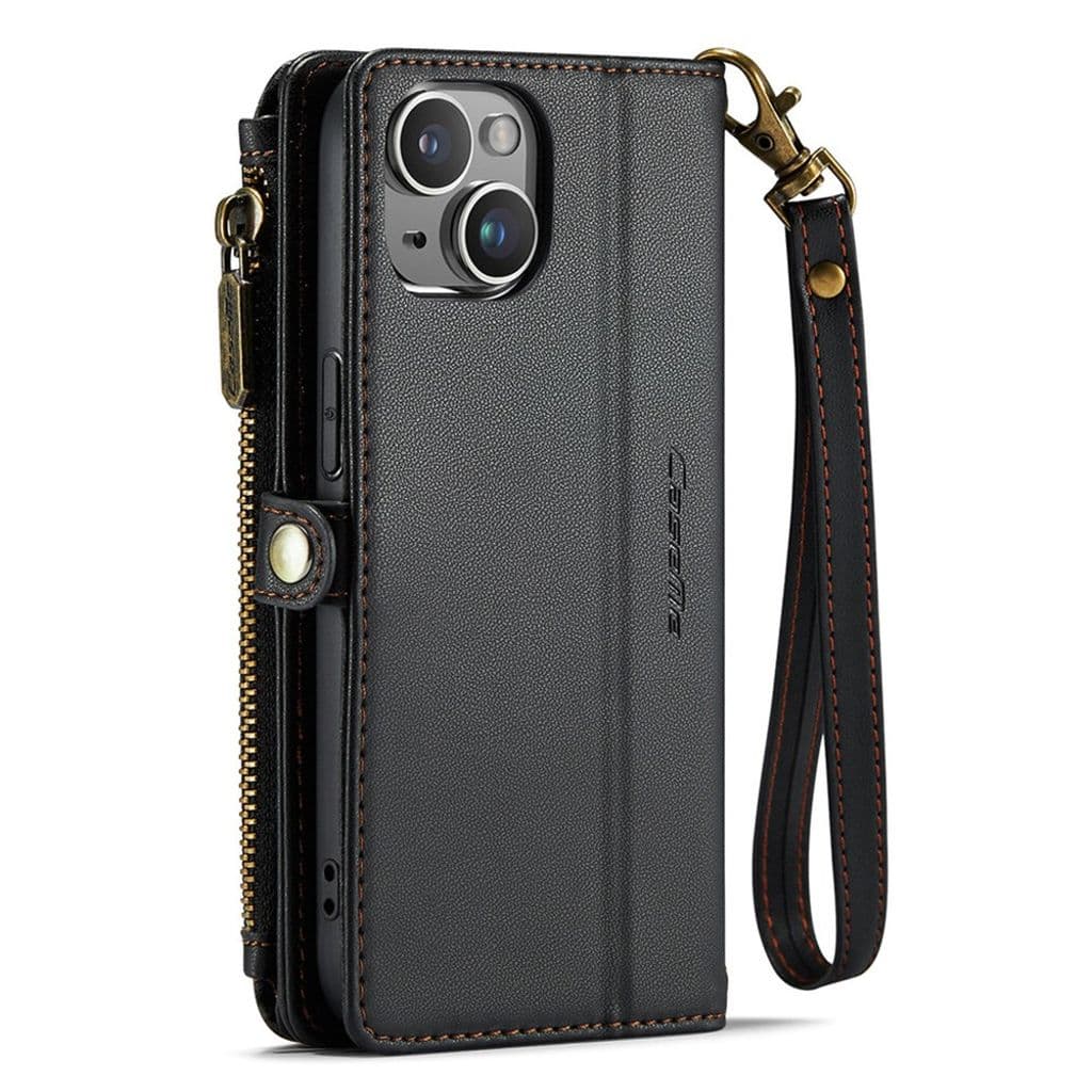 iPhone 13 Plånboksfodral Korthållare – Svart - Bild 12