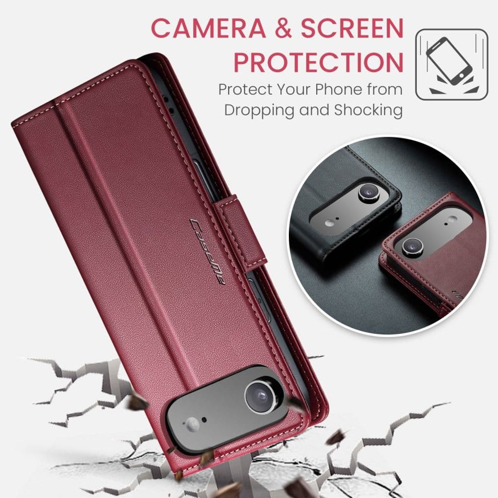 CASEME iPhone Air Fodral med Kortfack - Röd - Bild 6