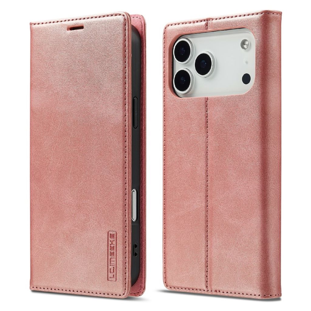 LC.IMEEKE iPhone 18 Pro Max/17 Pro Max Plånboksfodral - Roséguld