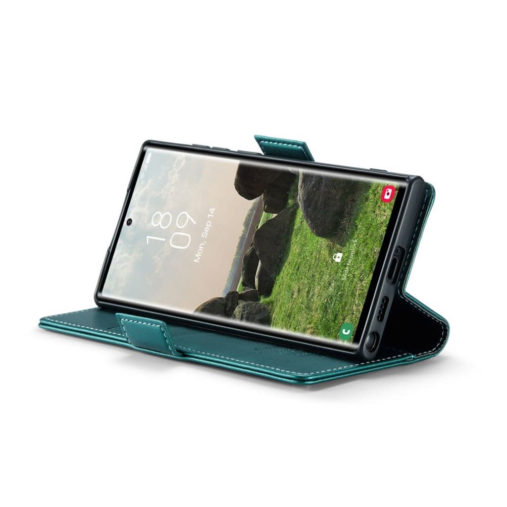 CASEME Samsung Galaxy S25 Ultra Plånboksfodral - Grön - Bild 4
