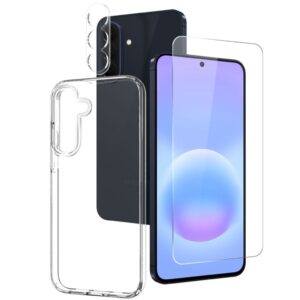 NORTHJO Samsung Galaxy A57 5G 3-i-1 Skyddspaket - Transparent