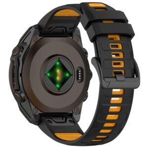 Garmin Fenix ​​8 43mm etc. Klockarmband - Svart, Orange