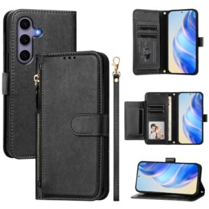 Samsung Galaxy S25 Plånboksfodral med handgrepp - Svart