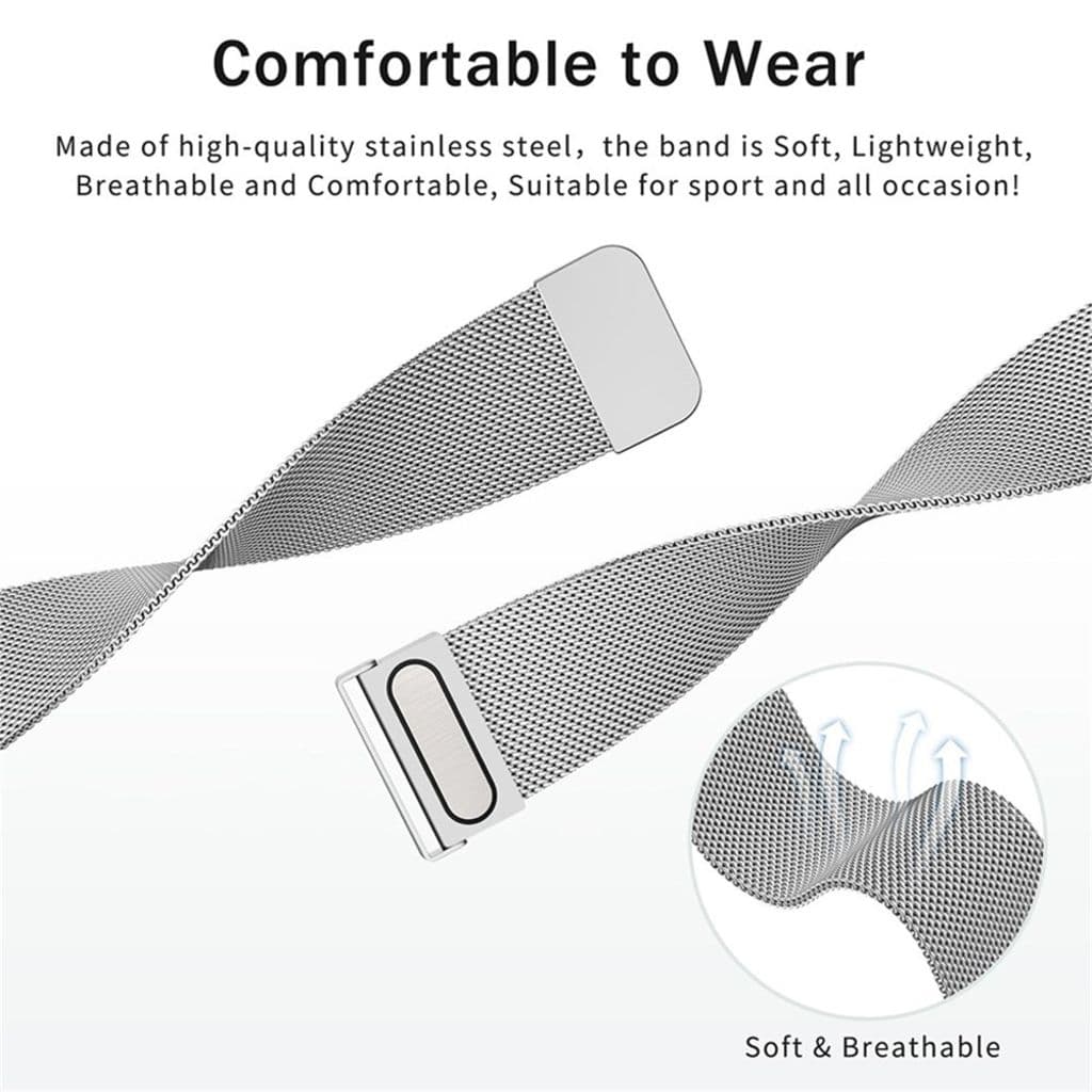 Garmin Venu 3S/2S/Forerunner 265S/255S etc. Milanesiskt klockarmband - Roséguld - Bild 3