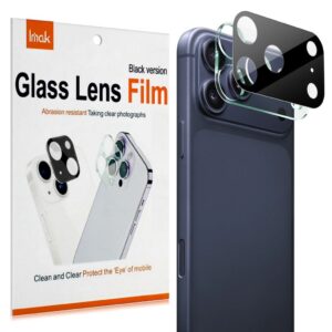 IMAK iPhone 18 Pro Max Linsskydd i härdat glas - Svart