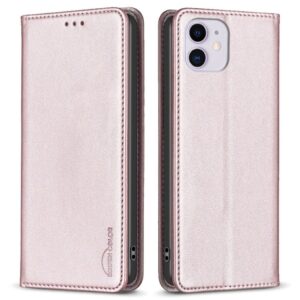 BINFEN COLOR iPhone 11 Fodral med Stativ - Roséguld
