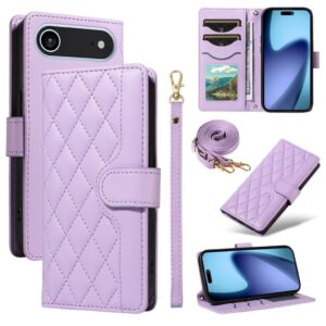 iPhone Air Plånboksfodral med rem - Lila
