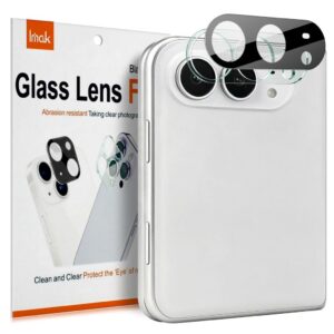 IMAK iPhone Duo Linsskydd härdat glas - Svart
