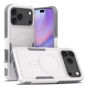 iPhone 18 Pro Max/17 Pro Max MagSafe Stötsäker Skal - Vit