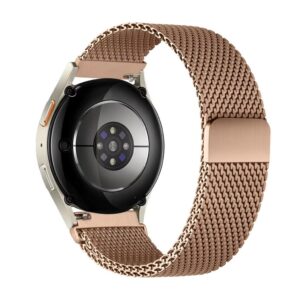 Garmin Forerunner 165/168/D2 Air X10/vivoactive 5 m.fl. Milanesearmband - Roséguld