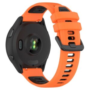 Garmin Forerunner 265S Klockarmband Tvåfärgat - Orange/Svart