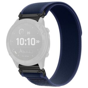 Garmin Fenix 8 Pro/Quatix 8 51mm Elastiskt nylonarmband - Blå