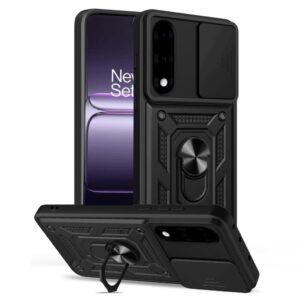 OnePlus Nord 5 5G Skal med Stativ - Svart
