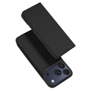 DUX DUCIS iPhone 18 Pro/17 Pro Plånboksfodral med kortfack - Svart