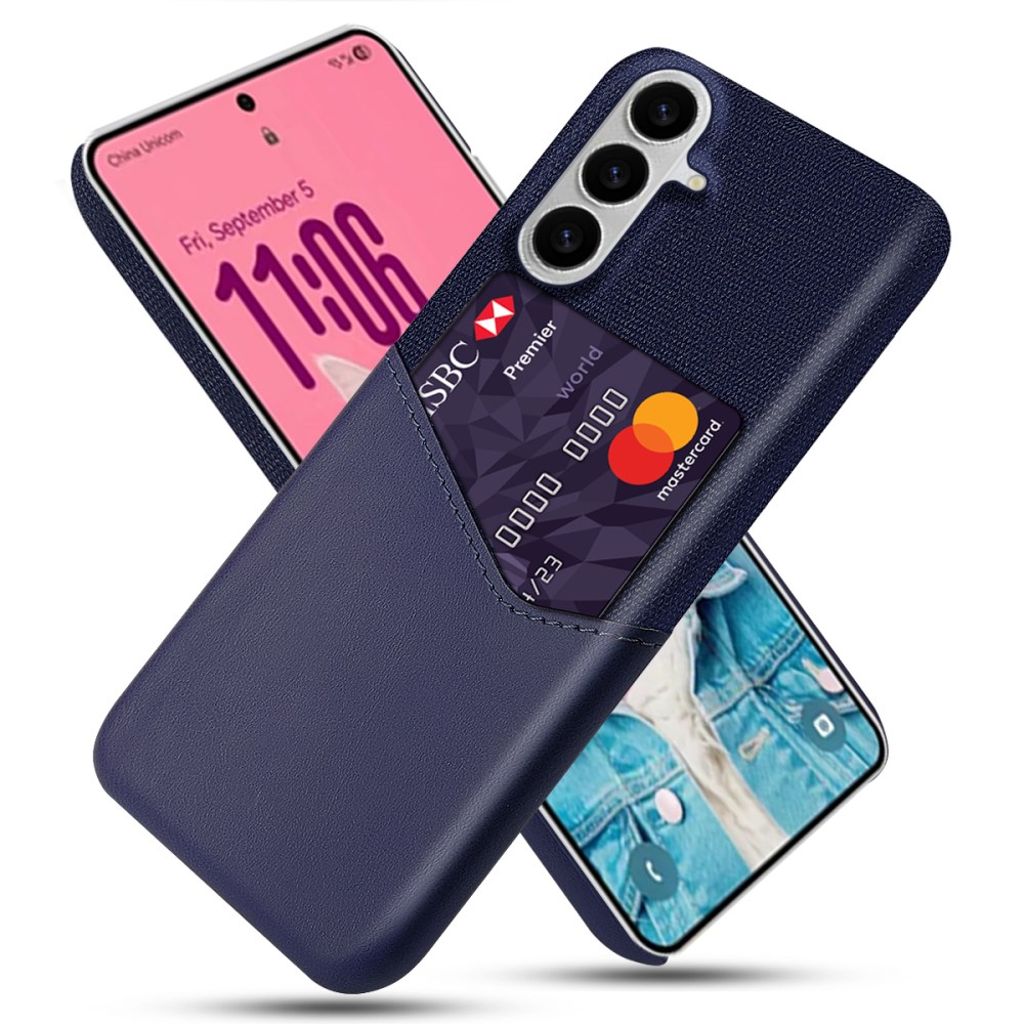 Samsung Galaxy S26 / S26 Pro Skal med Kortfack - Blå