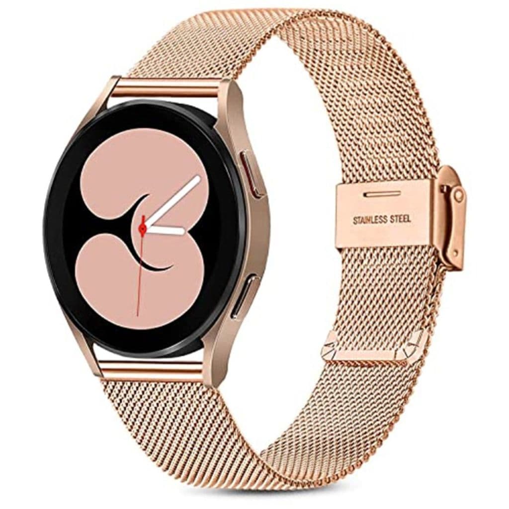 Samsung Galaxy Watch 6/6 Classic/5/5 Pro/4 Milanesiskt Klockarmband - Guld - Bild 3