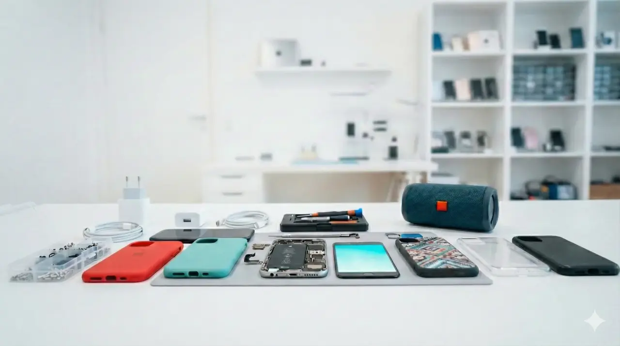 Mobilreservdelar och mobiltillbehör från TelefonDelar