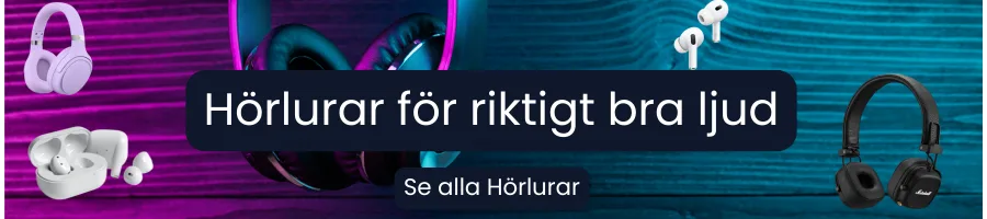 Hörlurar för riktigt bra ljud – se alla hörlurar