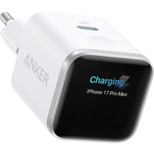 Anker Nano Display väggladdare 45W USB-C - Vit